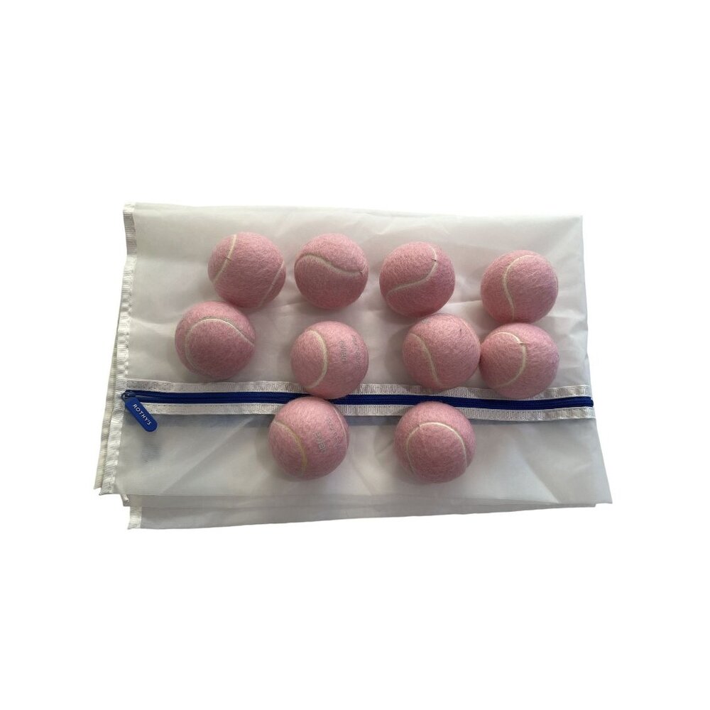 Rothy's x Evian Tennis Balls in Pink - Set of 10 - limited edition